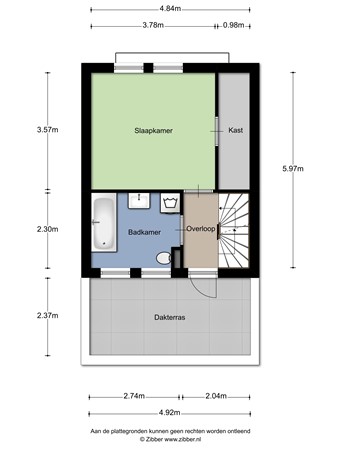 Floorplan - Nieuwe Haven 163, 2511 XJ Den Haag