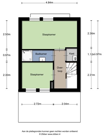 Floorplan - Nieuwe Haven 163, 2511 XJ Den Haag