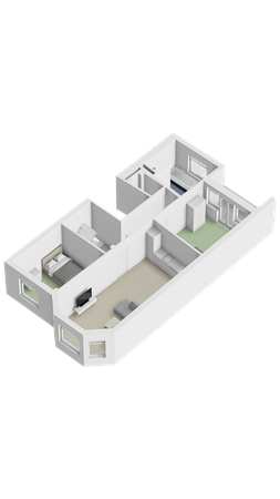 Floorplan - Hoornbruglaan 16, 2281 AW Rijswijk