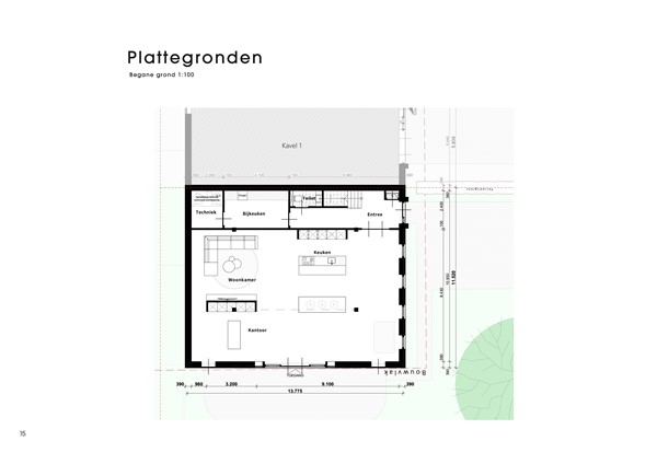 Steunenbergerweg, 8121 RJ Olst - Plattegrond Kavel 2  begane grond.jpg