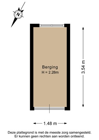 Gordelweg 248C, 3039 GE Rotterdam - Berging 1 - 2D.jpg