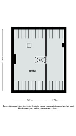 Floorplan - Ridder Hoenstraat 15, 6444 HE Brunssum