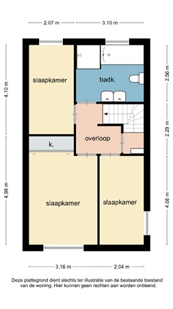 Floorplan - Socratesstraat 6, 6446 BD Brunssum