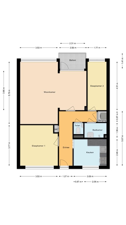 mediumsize floorplan