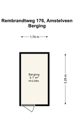 Rembrandtweg 176, 1181 GZ Amstelveen - 2D Berging.jpg