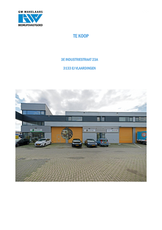 Brochure preview - BROCHURE_3E INDUSTRIESTRAAT 23A_VLAARDINGEN - 2024 30012024.pdf