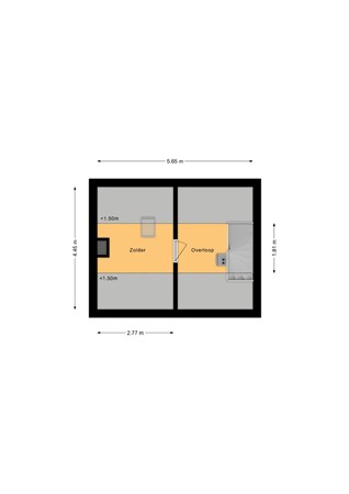 Floorplan - Van Dongenlaan 6, 9581 LL Musselkanaal