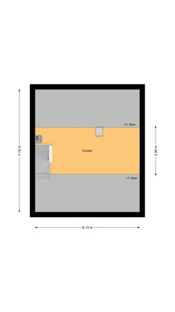 Floorplan - Kamperfoeliestraat 51, 9581 KL Musselkanaal