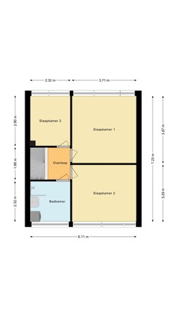 Floorplan - Kamperfoeliestraat 51, 9581 KL Musselkanaal