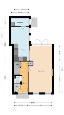 Floorplan - Atrechtlaan 10, 9501 RS Stadskanaal