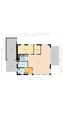 Floorplan - Lageweg 12, 9551 VM Sellingen