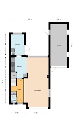 Floorplan - Bremweg 5, 9471 SJ Zuidlaren