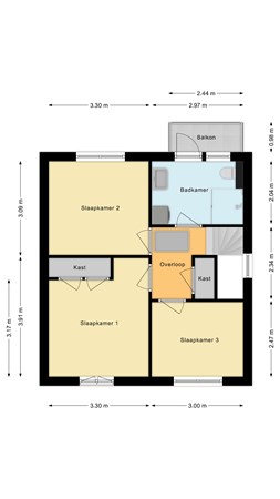 Floorplan - de Savornin Lohmanlaan 63, 9665 CK Oude Pekela