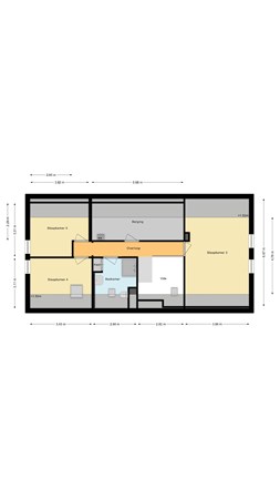 Floorplan - Hoethslaan 3A, 9677 PS Heiligerlee