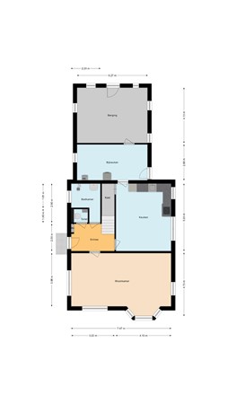 Floorplan - Pieter Venemakade 177, 9605 PN Kiel-Windeweer