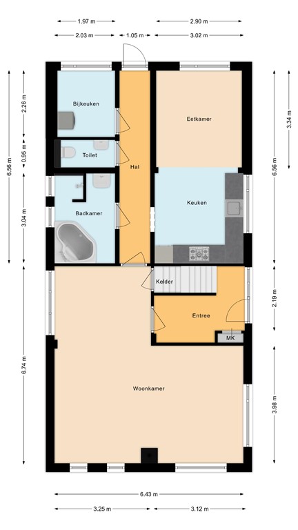 mediumsize floorplan