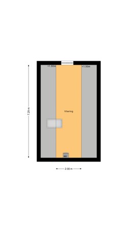 Floorplan - Brugstraat 38, 9503 HM Stadskanaal