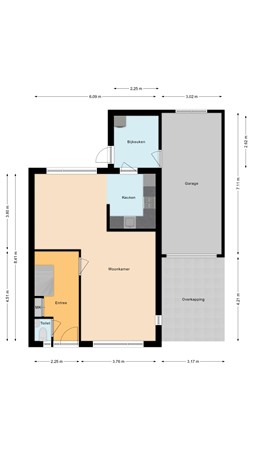 Floorplan - Spechtenhof 27, 9502 SM Stadskanaal