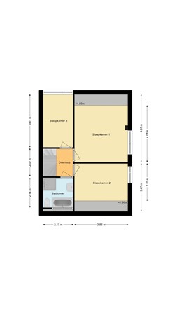 Floorplan - Spechtenhof 27, 9502 SM Stadskanaal