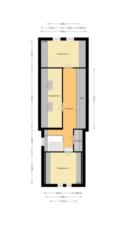 Floorplan - Schoolstraat 125a, 9581 GG Musselkanaal