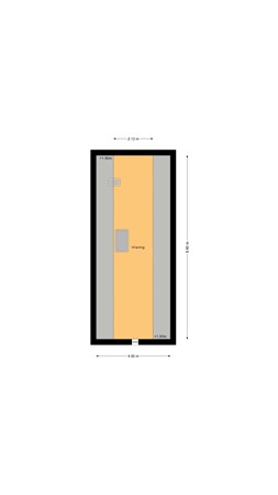 Floorplan - Zuiderdiep 481, 9521 AN Nieuw-Buinen