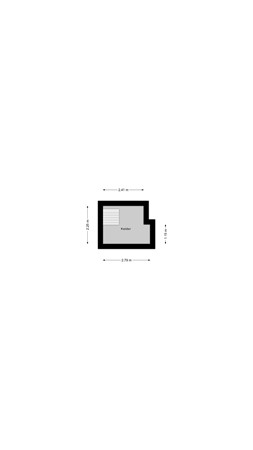 Floorplan - Zuiderdiep 481, 9521 AN Nieuw-Buinen