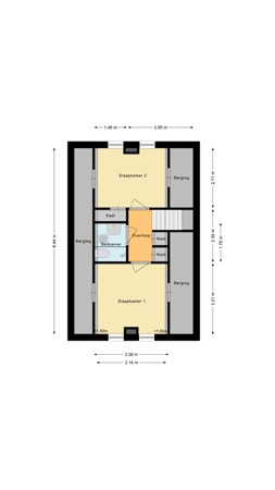 Floorplan - Semskade 81, 9503 RD Stadskanaal