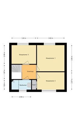 Floorplan - Cohenstraat 3, 9648 AP Wildervank