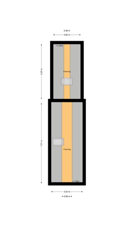 Floorplan - Onstwedderweg 91, 9663 BE Nieuwe Pekela