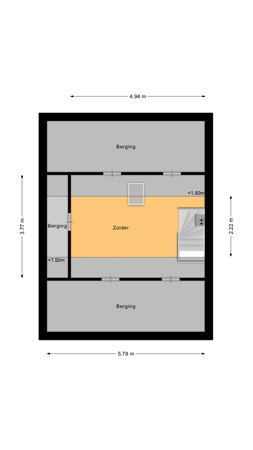 Floorplan - De Dreef 21, 9502 PV Stadskanaal