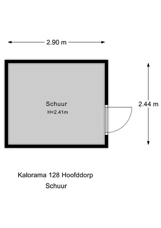 Kalorama 128, 2132 RB Hoofddorp - Kalorama 128_Schuur.jpg