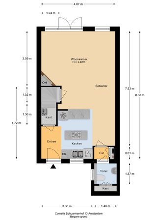 Cornelis Schuurmanhof, 1106 WR Amsterdam-Zuidoost - 