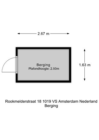 Rookmelderstraat, 1019 VS Amsterdam - Rookmelderstraat 18 - Berging - 2D.jpg