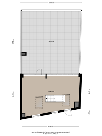 Floorplan - Einderstraat 17A, B, 6461 EM Kerkrade