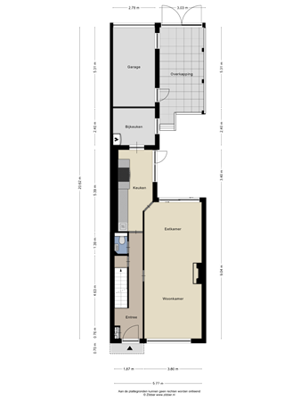 Floorplan - Dr. Clemens Meulemanstraat 28, 6418 PD Heerlen