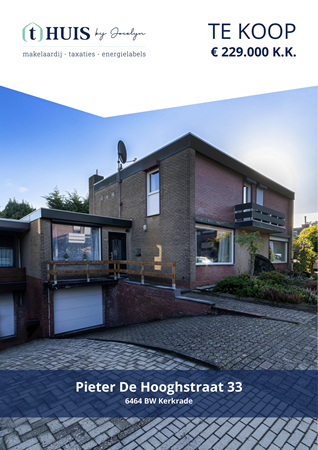 Brochure preview - Pieter De Hooghstraat 33, 6464 BW KERKRADE (1)