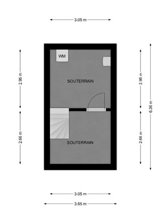 Floorplan - Van Beethovenstraat 37, 6461 AD Kerkrade