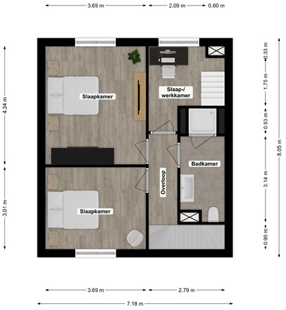 Floorplan - Kleine Stegel 6, 6471 EP Eygelshoven