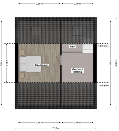 Floorplan - Kleine Stegel 6, 6471 EP Eygelshoven