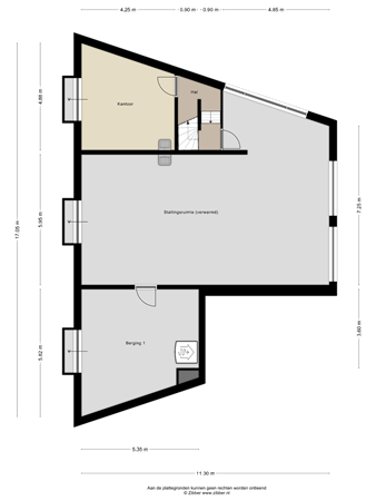 Floorplan - In de Boomgaard 27, 6464 GC Kerkrade