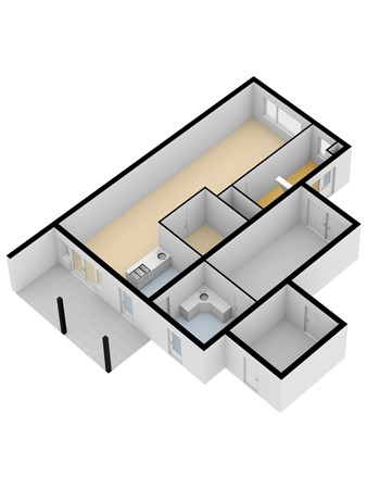 Floorplan - Niels Bohrhage 74, 8302 WX Emmeloord