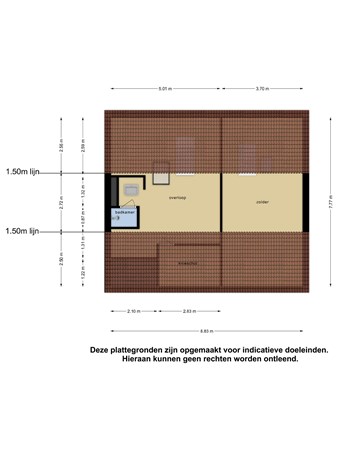 Floorplan - Het Midden 21, 8314 AG Bant