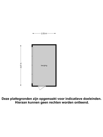 Floorplan - Zwarte Zeestraat 28, 8303 EW Emmeloord