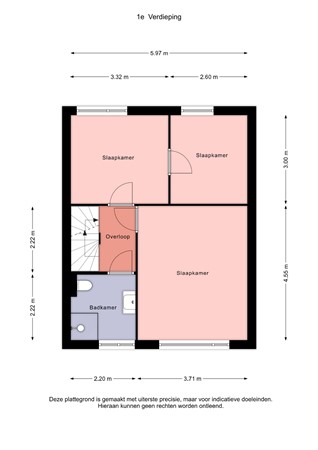 Floorplan - Maasstraat 7, 8303 LP Emmeloord