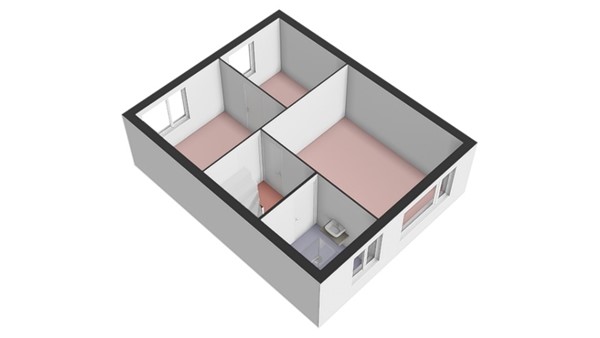 Floorplan - Maasstraat 7, 8303 LP Emmeloord