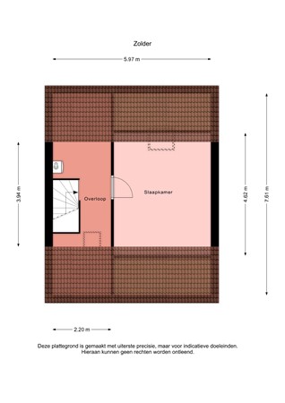 Floorplan - Maasstraat 7, 8303 LP Emmeloord