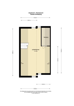 Floorplan - Ameland 3, 8302 LL Emmeloord