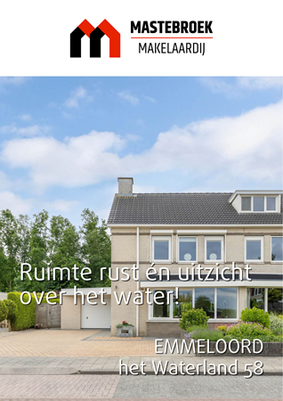 Brochure preview - het Waterland 58, 8302 XD EMMELOORD (1)