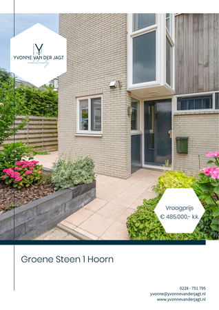 Brochure preview - Groene Steen 1, 1628 WN HOORN (1)
