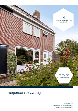 Brochure preview - Klagerstuin 95, 1689 JT ZWAAG (1)